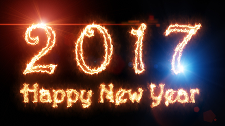 2017 Happy New Yearの写真素材