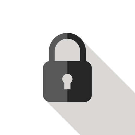 Lock vector icon concept. Flat icon Lock. Vector illustrationのイラスト素材