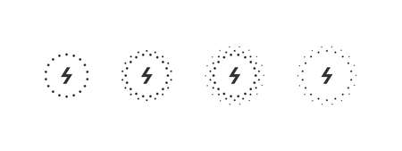 Wireless Chargers icons. Smartphone wireless charger. Concept charging icons. Vector illustrationのイラスト素材