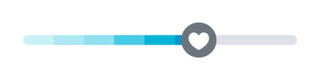 Satisfaction meter. Scale meter. Minimum to Maximum. Vector illustration conceptのイラスト素材