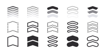 Swipe up arrows icons. Up arrow button symbols. Scrolling slide icons. vector scalable graphicsのイラスト素材
