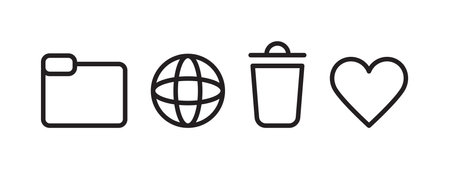 website assistant icon. Functional icons for interfaces. vector scalable graphicsのイラスト素材