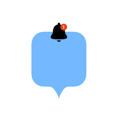 Reminder. Message notification. Vector imageのイラスト素材