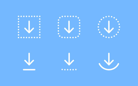 File download icons. Vector iconsのイラスト素材