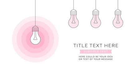 Idea concept. Background for advertisingのイラスト素材