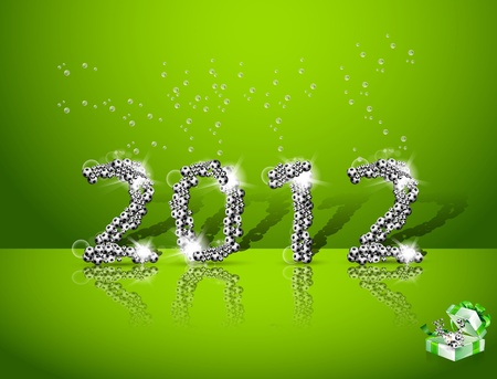 Merry Christmas and Happy New Year football conceptのイラスト素材