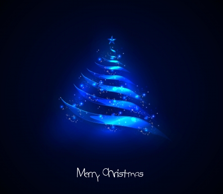 Light christmas tree のイラスト素材