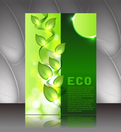 Poster or Cover ECO Designのイラスト素材