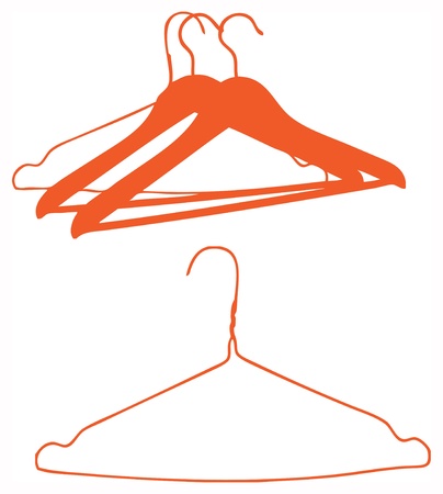 Vector coat hangerのイラスト素材