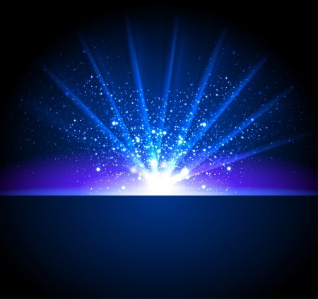 Abstract space lines with light vector backgoundのイラスト素材