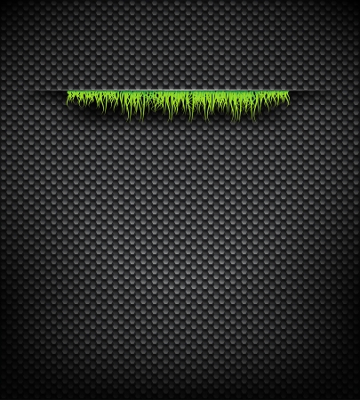 Vector abstract nature background with grassのイラスト素材