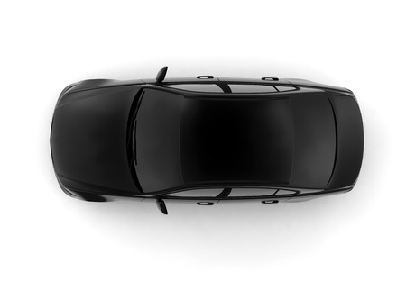 3d top rendering carの写真素材