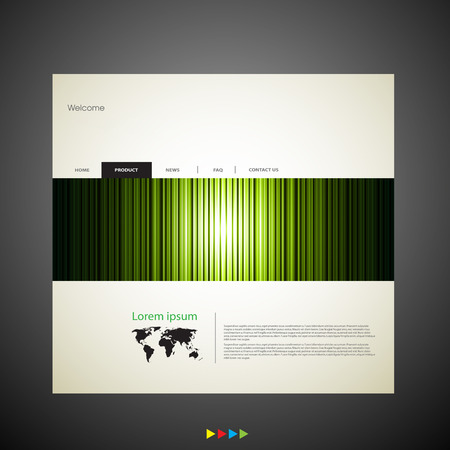 Web design modern conceptのイラスト素材