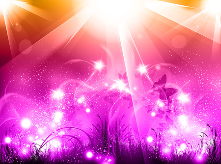 Light party glow background easy all editableのイラスト素材