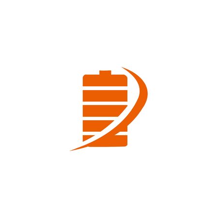 vector Battery low charging - power Battery illustration, electricity symbol - energy signのイラスト素材