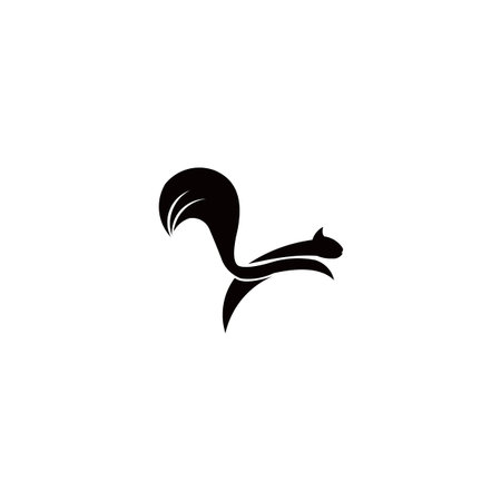 Squirrel icon. Squirrel logo template. Vectorのイラスト素材
