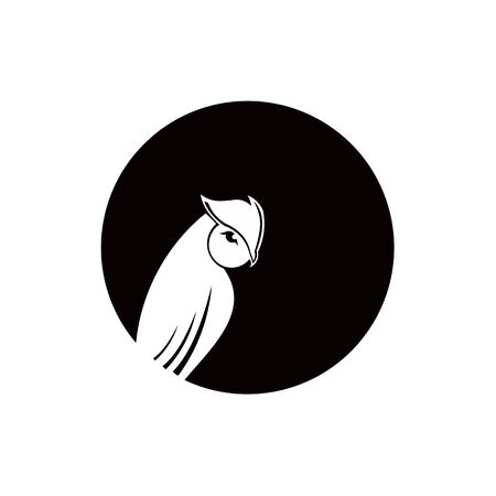 owl bird animal vectorのイラスト素材