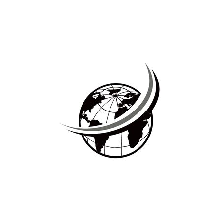 world planet map earth isolated icon vector illustration designのイラスト素材
