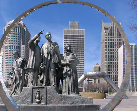 city, statueの写真素材