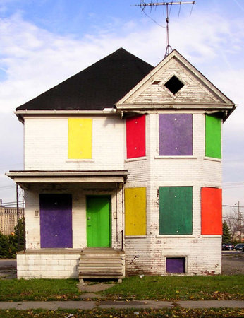 abandoned houseの写真素材