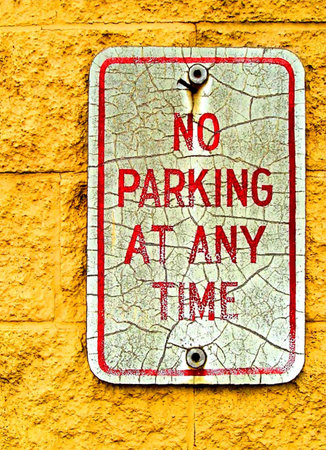 no parking signの写真素材