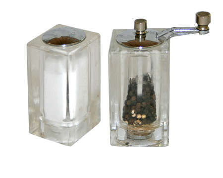 Salt Shaker & Pepper Millの写真素材