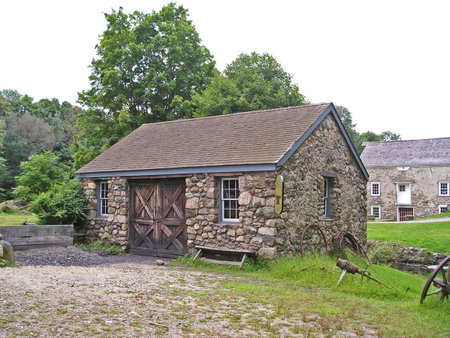 An old blacksmith's shopの写真素材