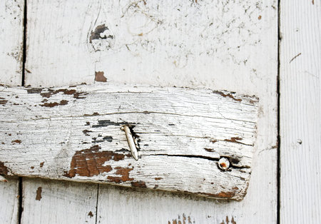 closeup of a very old doorの写真素材