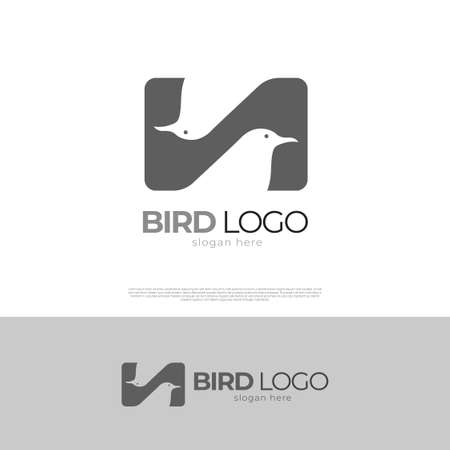 Bird   icon template designのイラスト素材