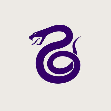 Snake Animal Reptile Wild Logo Icon Symbolのイラスト素材