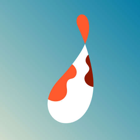 Koi Fish icon symbolのイラスト素材