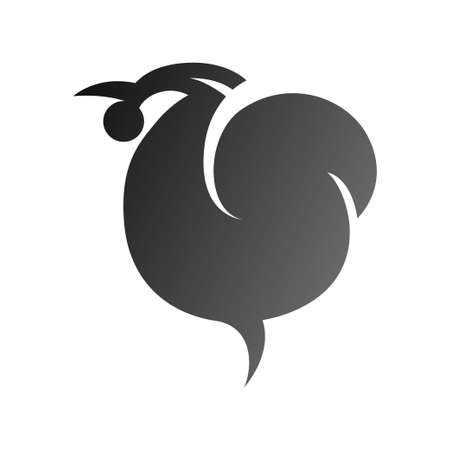 Chicken rooster symbol icon animalのイラスト素材