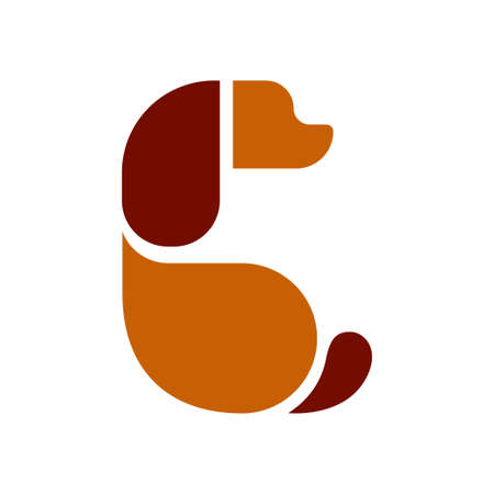 Animal pet dog cute logo icon symbol deignのイラスト素材