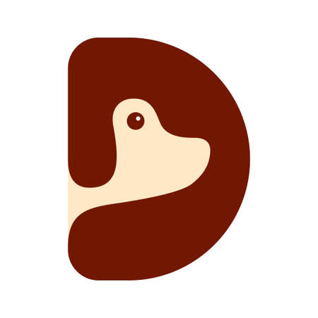 Animal pet dog cute logo icon symbol deignのイラスト素材