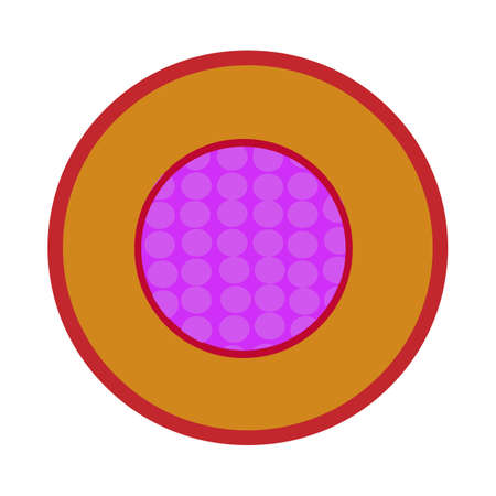 Golf ball icon.のイラスト素材