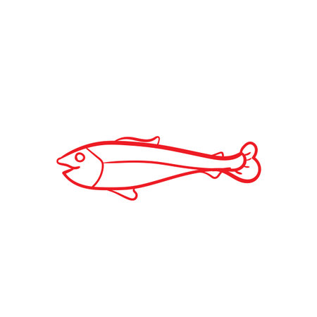 Fish simple icon