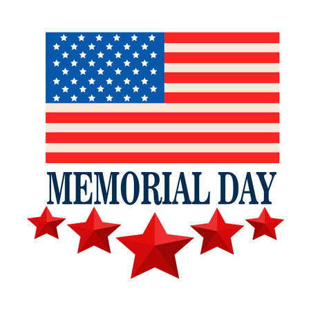 memorial dayのイラスト素材