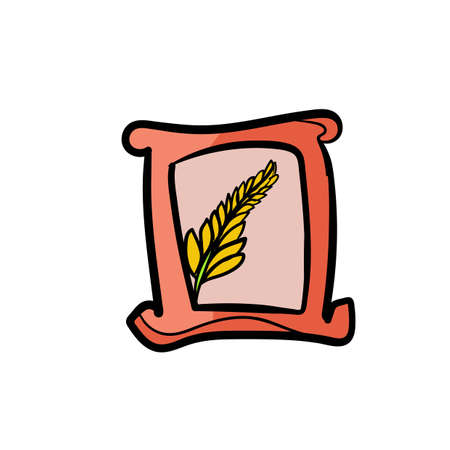 Bag rice iconのイラスト素材