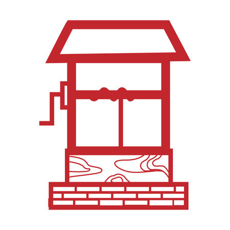 well agriculture iconのイラスト素材