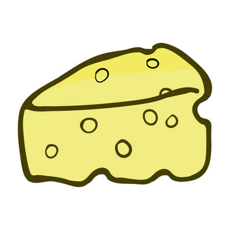 Cheese icon vectorのイラスト素材