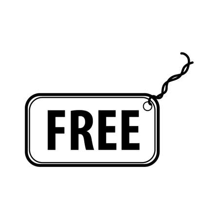 label icon free vectorのイラスト素材