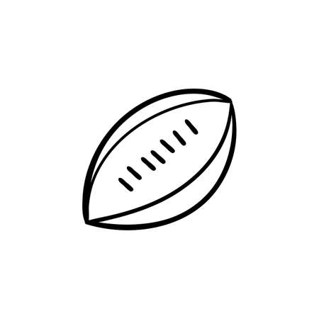 Rugby ball vector illustrationのイラスト素材