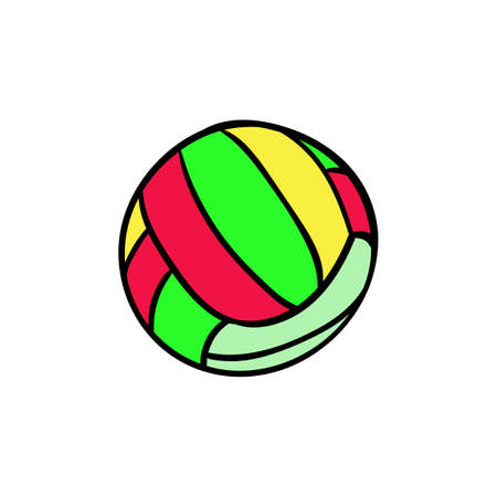 volleyball icon vectorのイラスト素材