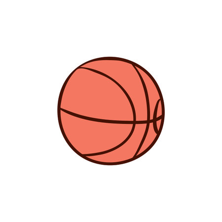 basketball icon vectorのイラスト素材