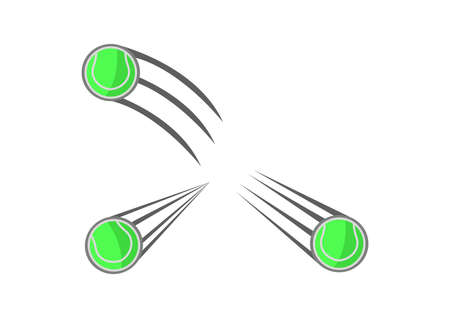 tennis ball icon vectorのイラスト素材