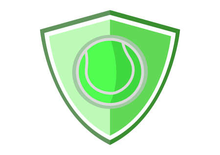 tennis ball icon vectorのイラスト素材