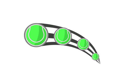 tennis ball icon vectorのイラスト素材