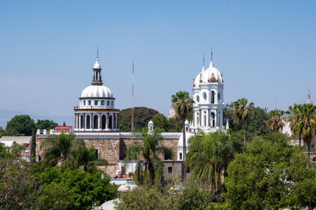 Tlaquepaque, Mexico - March 14 2026: Iconic Shrine of Our Lady of Solitude, an architectural...