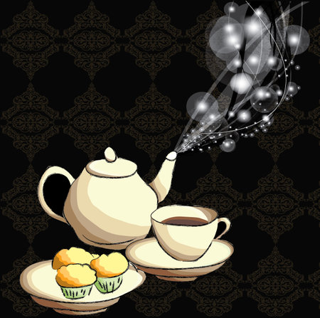 coffee time のイラスト素材