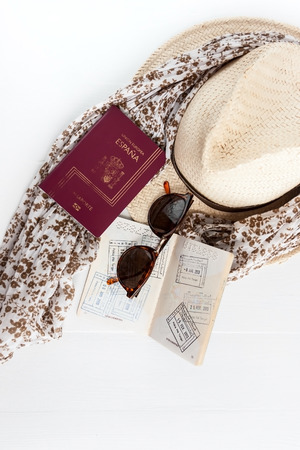 travel thingsの写真素材